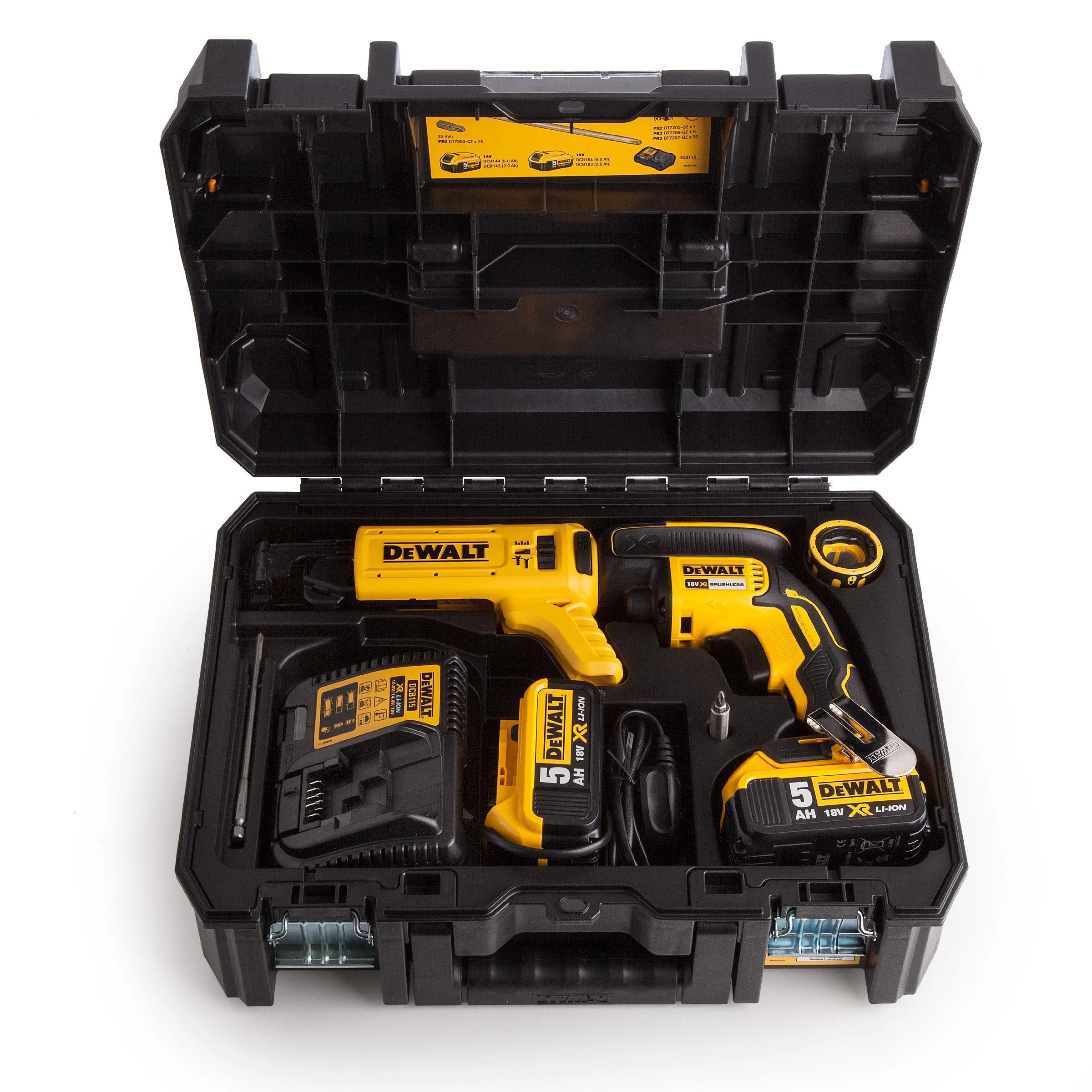 Akumuliatorinis suktuvas gipso plokštėms DeWalt DCF620P2K-QW
