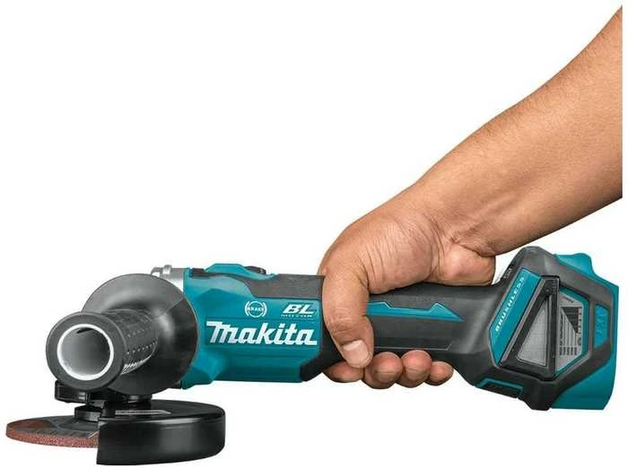 Makita akumuliatorinis kampinis šlifuoklis DGA513Z 18V, be akumuliatoriaus ir kroviklio