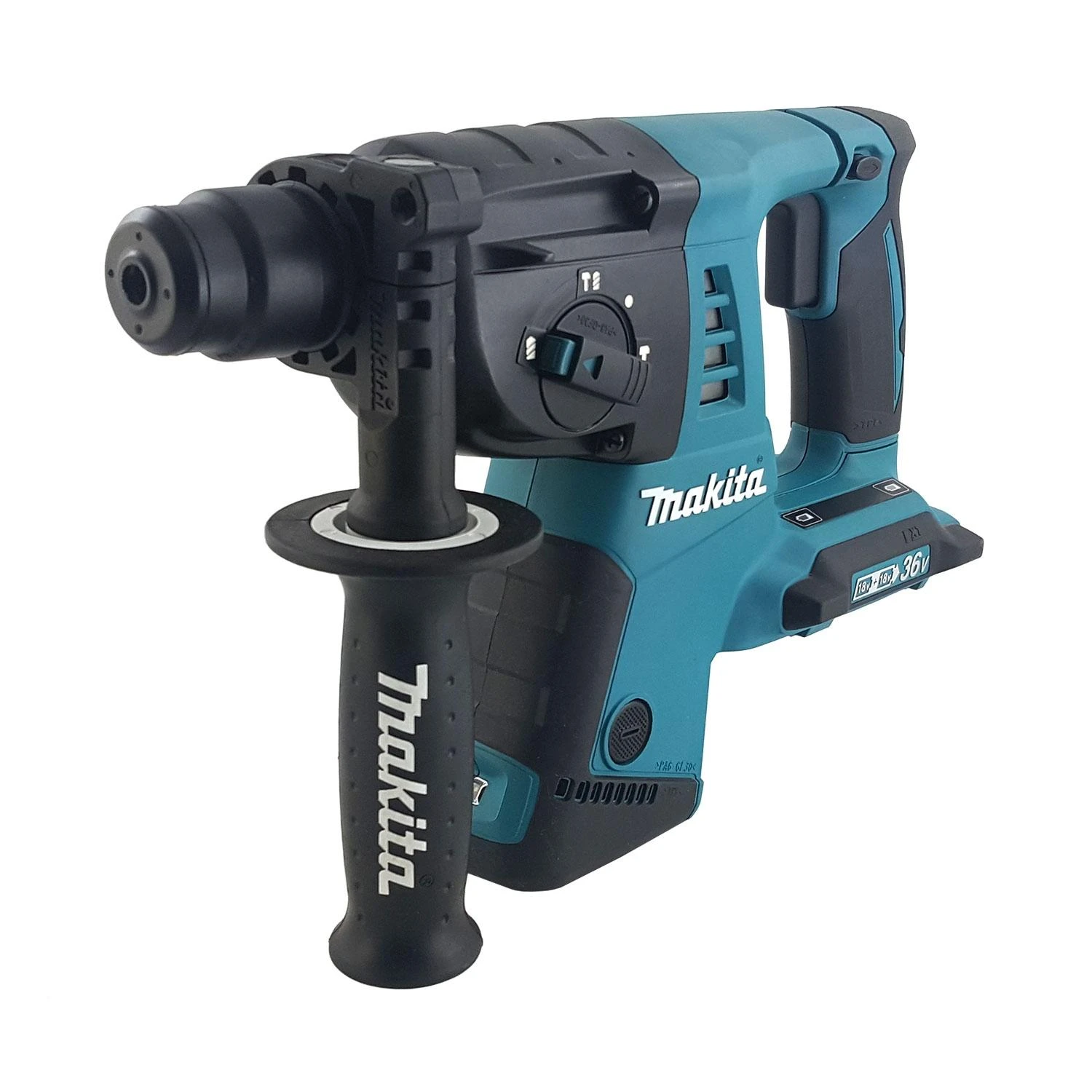Makita DHR263Z Akumuliatorinis perforatorius, 2X18 V, SDS-PLUS, 2,5J LED, Be akumuliatorių ir kroviklio!