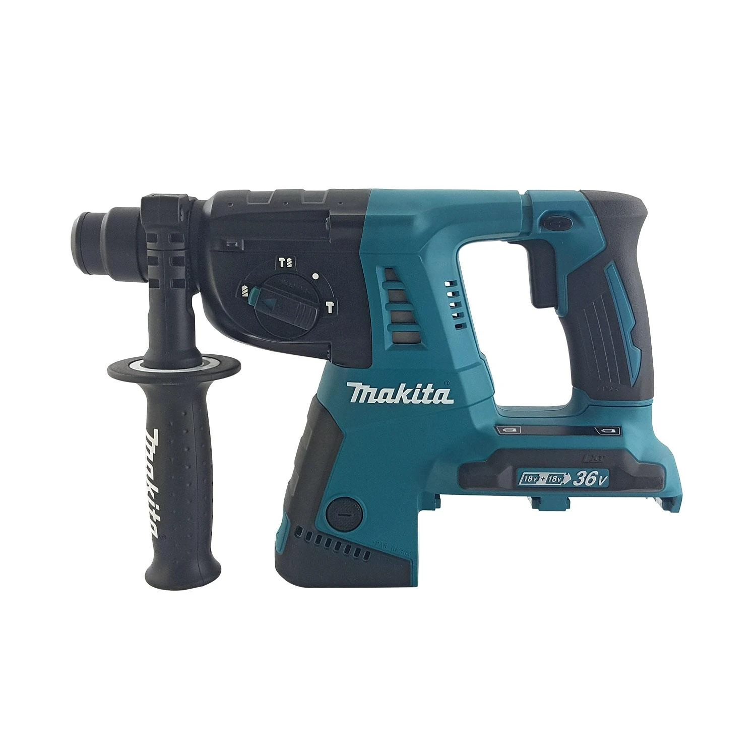 Makita DHR263Z perforatorius, šoninis vaizdas