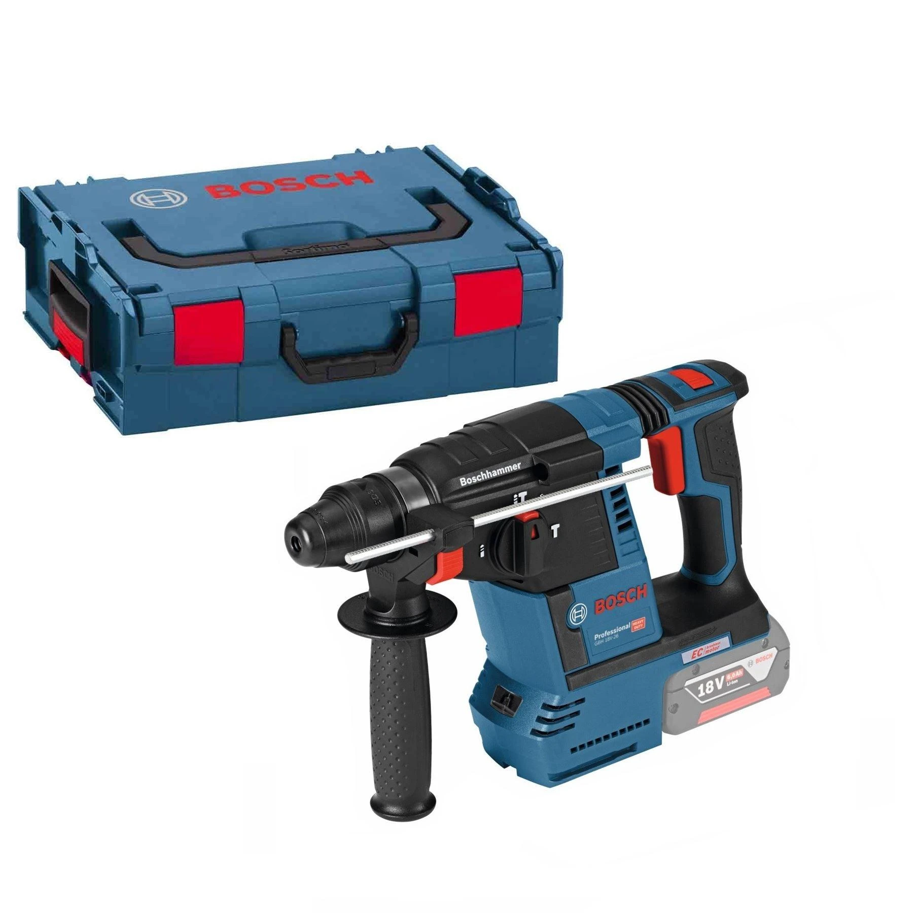 Bosch perforatorius GBH 18V-26 su lagaminu
