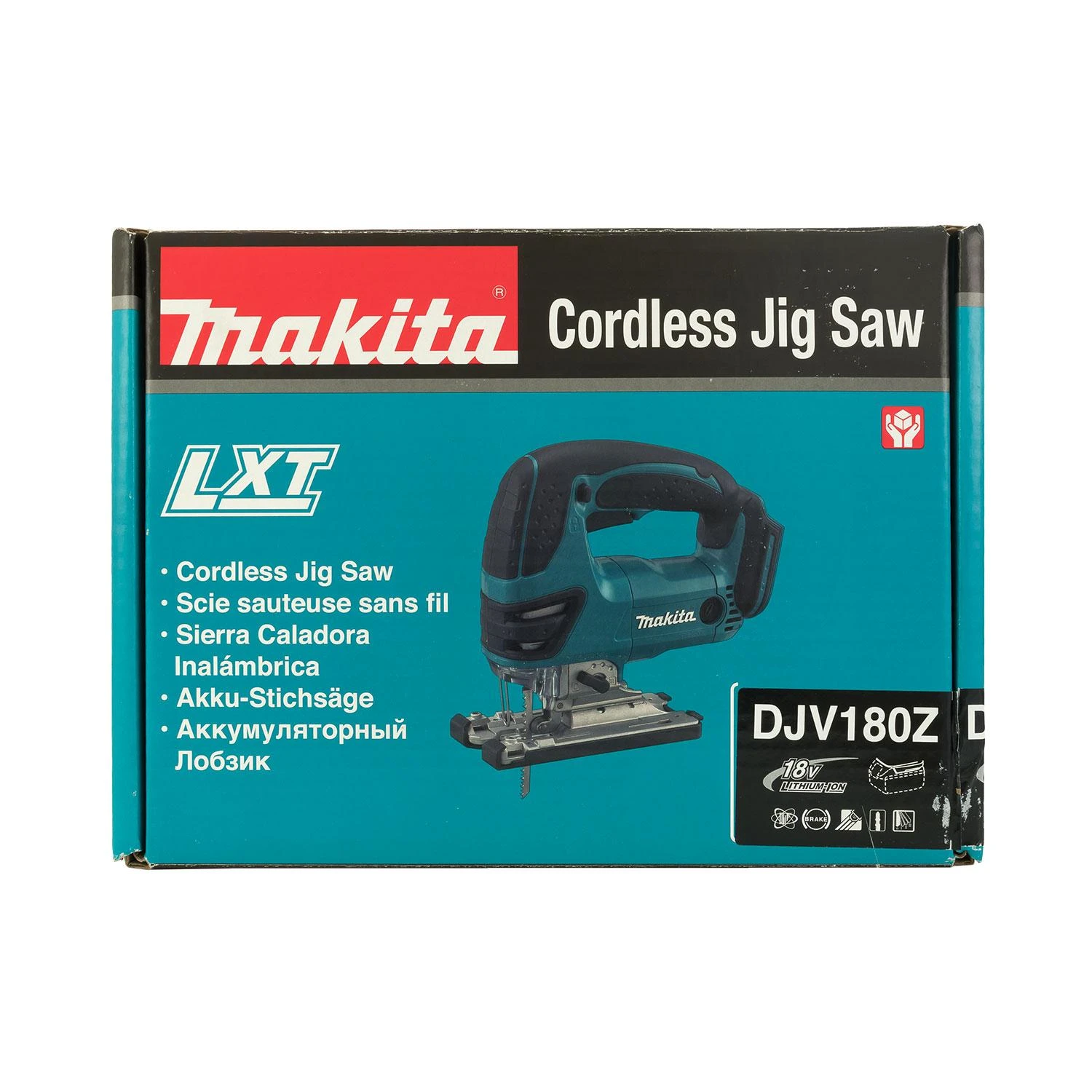 Makita DJV180Z Akumuliatorinis siaurapjūklis 18 V Li-ion, Be akumuliatorių ir kroviklio!