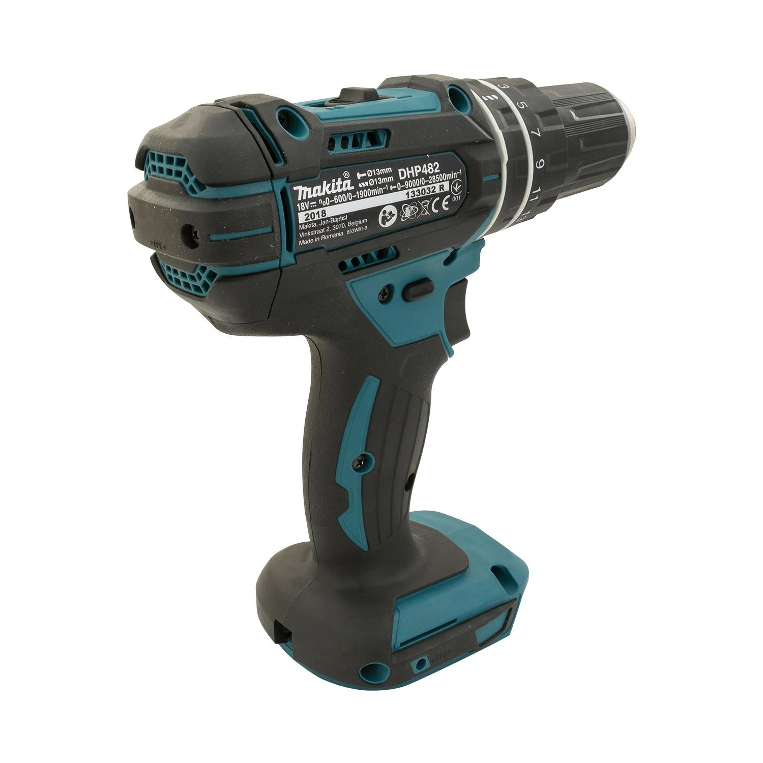 Makita DHP482Z Akumuliatorinis smūginis gręžtuvas, 18 V, 62/36 Nm, Be akumuliatorių ir kroviklio!
