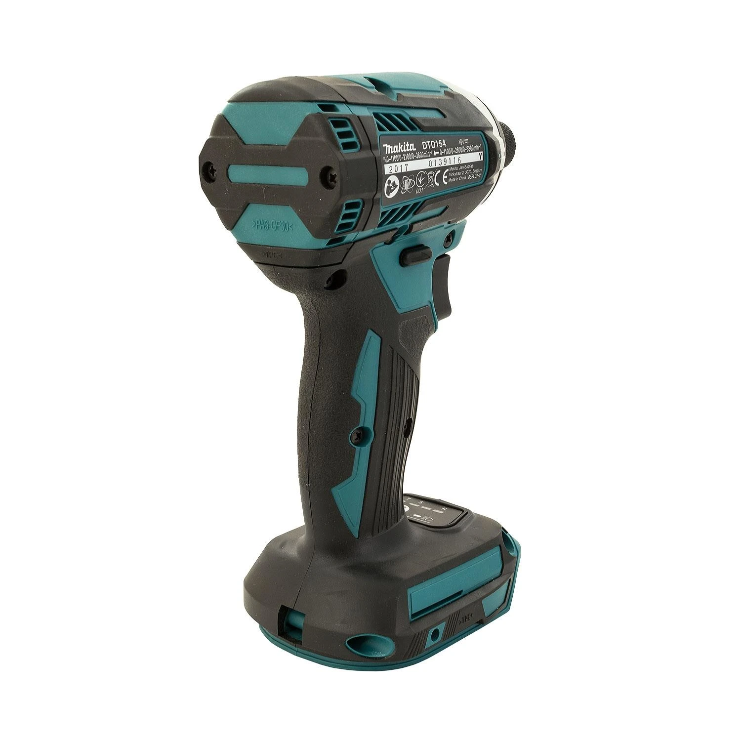 Makita DTD154Z Akumuliatorinis smūginis suktuvas, 18 V,Li-ion 175 Nm, LED, BL-motor, Be akumuliatorių ir kroviklio!