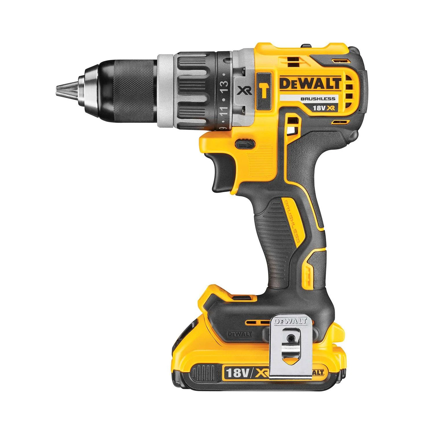 Smūginis suktuvas - gręžtuvas DeWalt DCD796D2-QW, 18V, 70Nm, 2x2.0Ah
