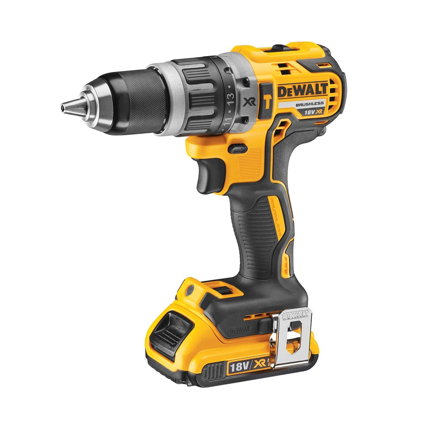 Smūginis suktuvas - gręžtuvas DeWalt DCD796D2-QW, 18V, 70Nm, 2x2.0Ah