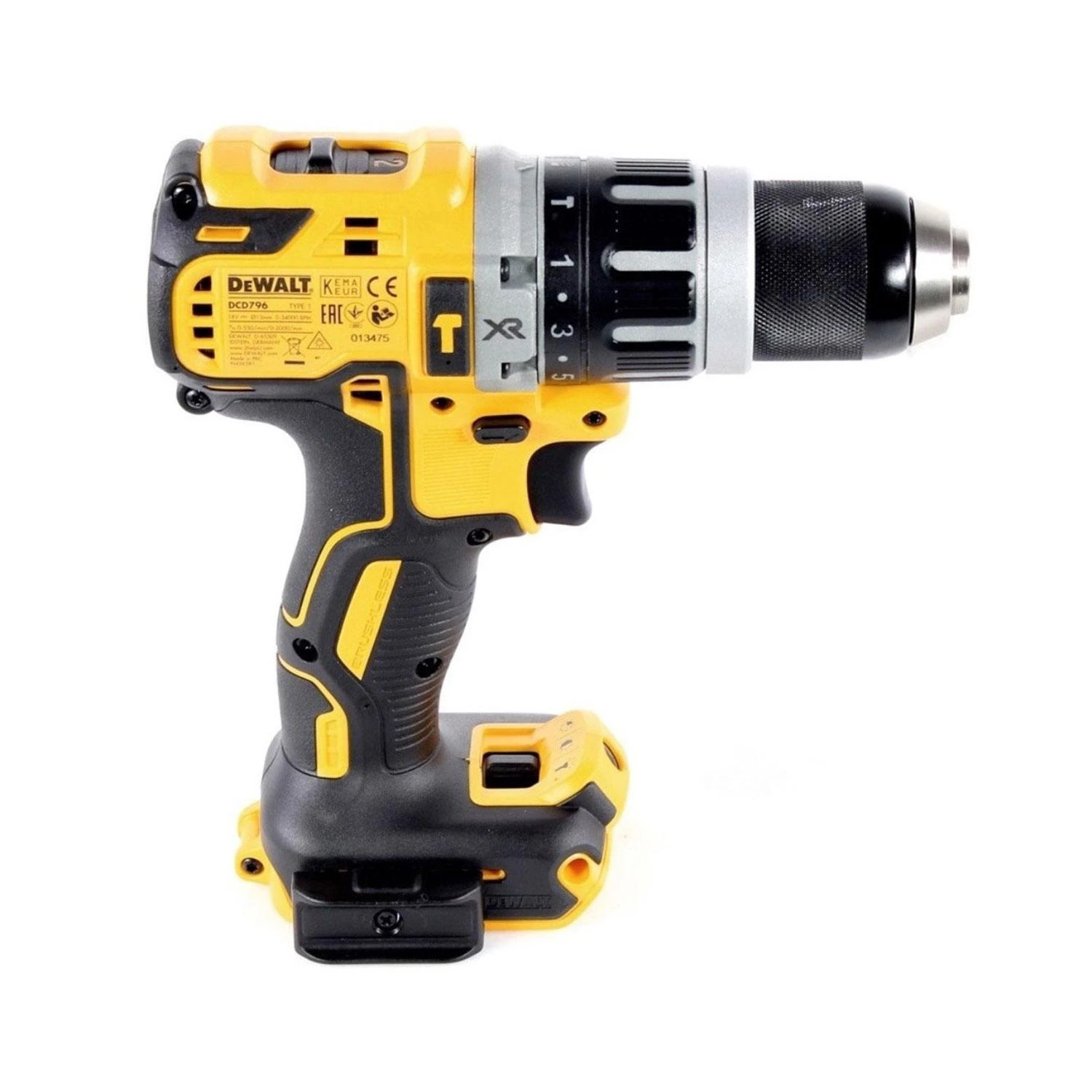 DeWalt įrankių rinkinys Combo 18V DCD796 + DCG405 + 2x5,0Ah DCK2080P2T (DCK2080P2T-QW)