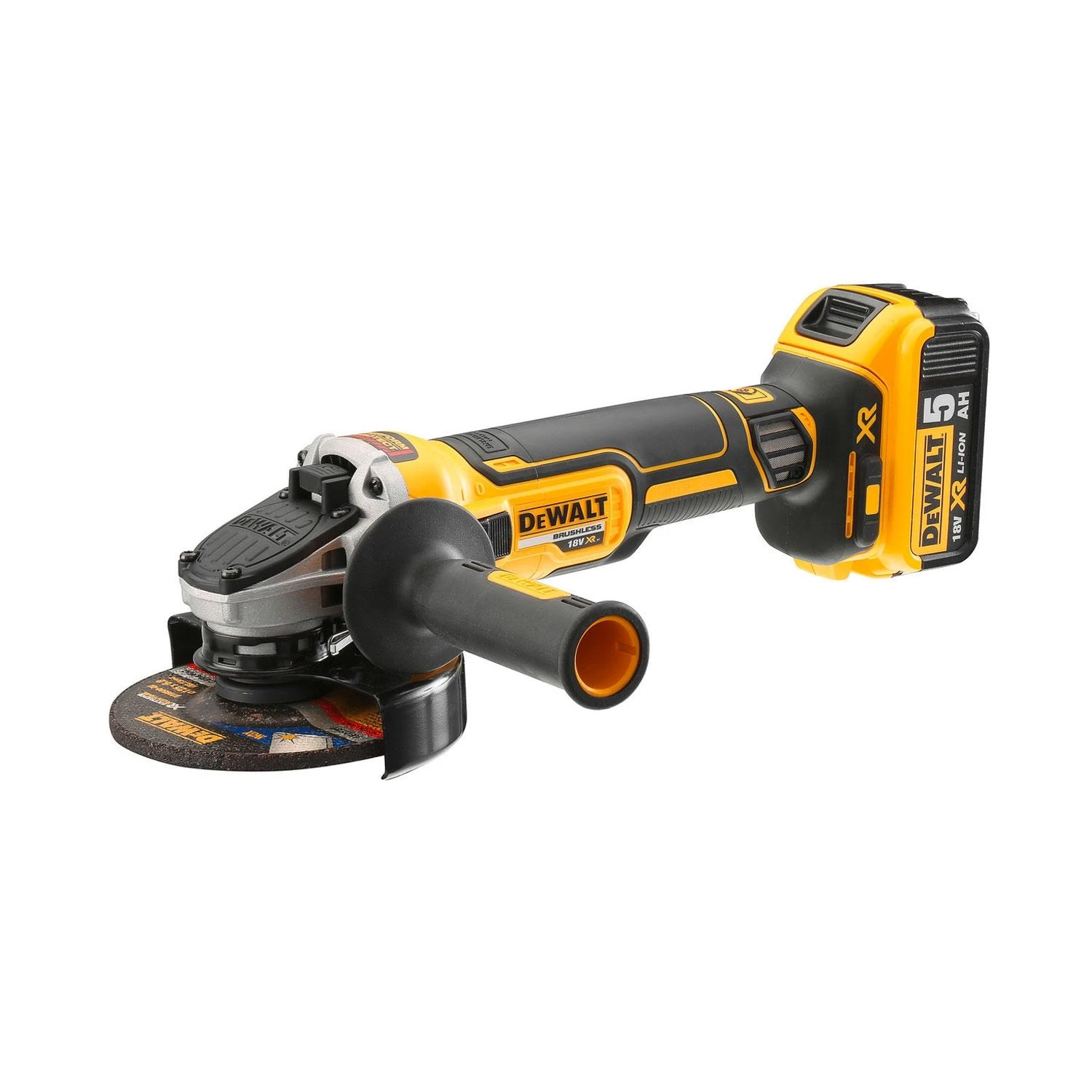DeWalt įrankių rinkinys Combo 18V DCD796 + DCG405 + 2x5,0Ah DCK2080P2T (DCK2080P2T-QW)