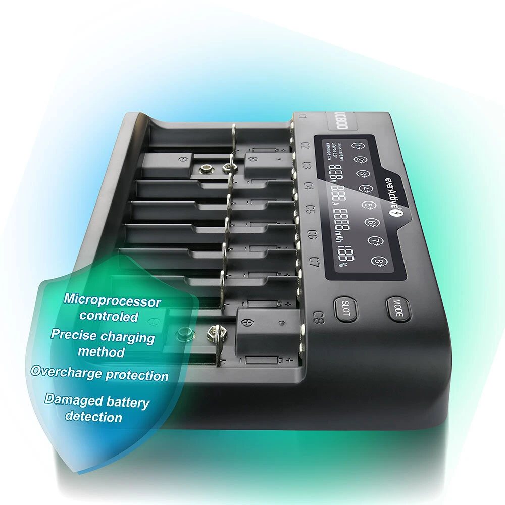Akumuliatorių Įkroviklis - EverActive UC-800