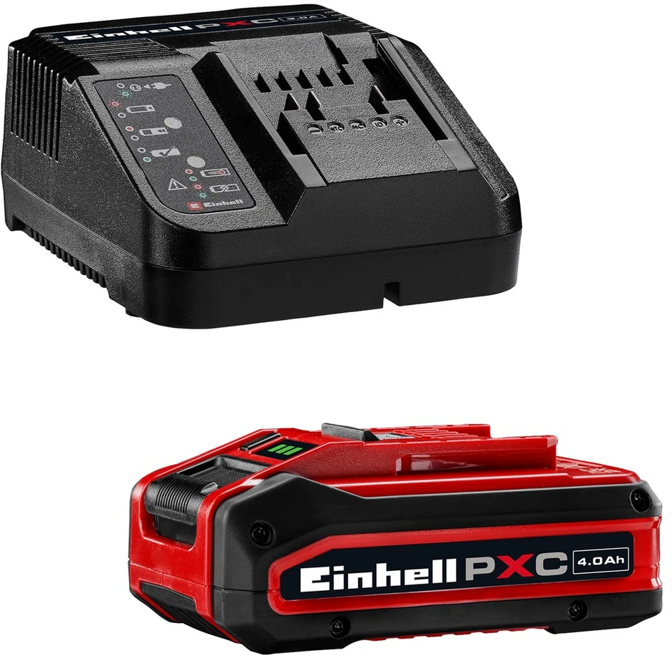Akumuliatorius Einhell PLUS PXC; 18 V; 1x4,0 Ah; Li-ion + pakrovėjas