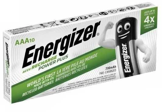 Energizer 10 vnt. AAA akumuliatorių pakuotė