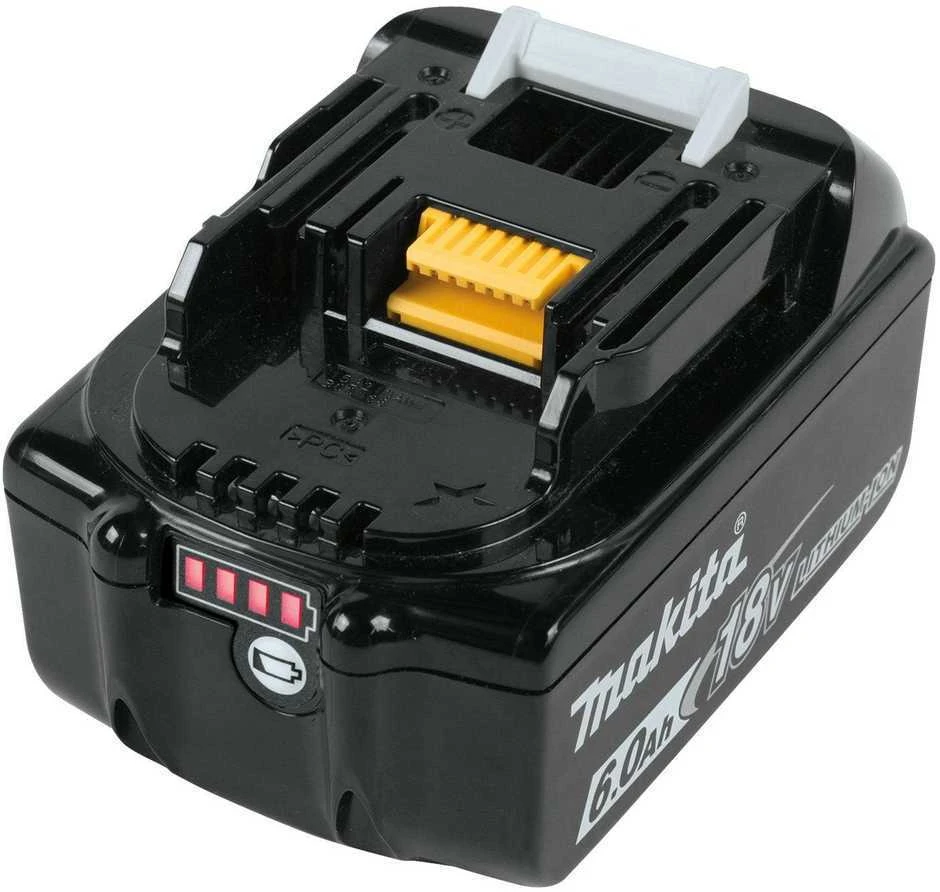 Makita Akumuliatorius BL1860B 18 V, 6.0 Ah; slide tipo Li-ion