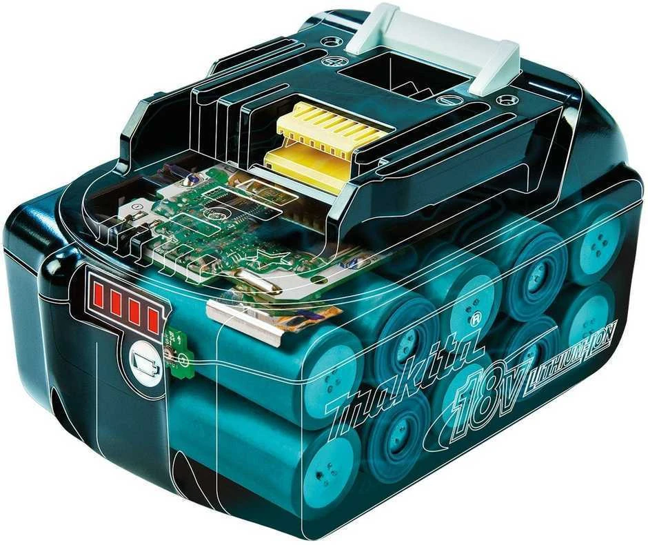 Makita Akumuliatorius BL1860B 18 V, 6.0 Ah; slide tipo Li-ion