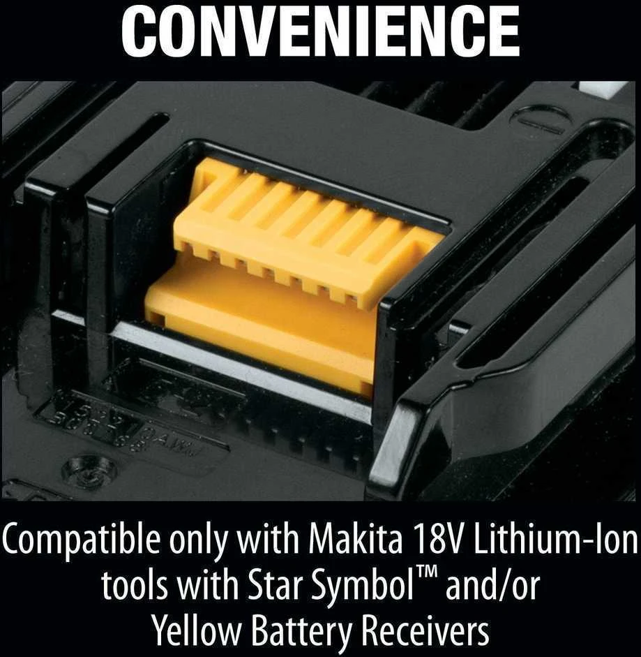 Makita Akumuliatorius BL1860B 18 V, 6.0 Ah; slide tipo Li-ion