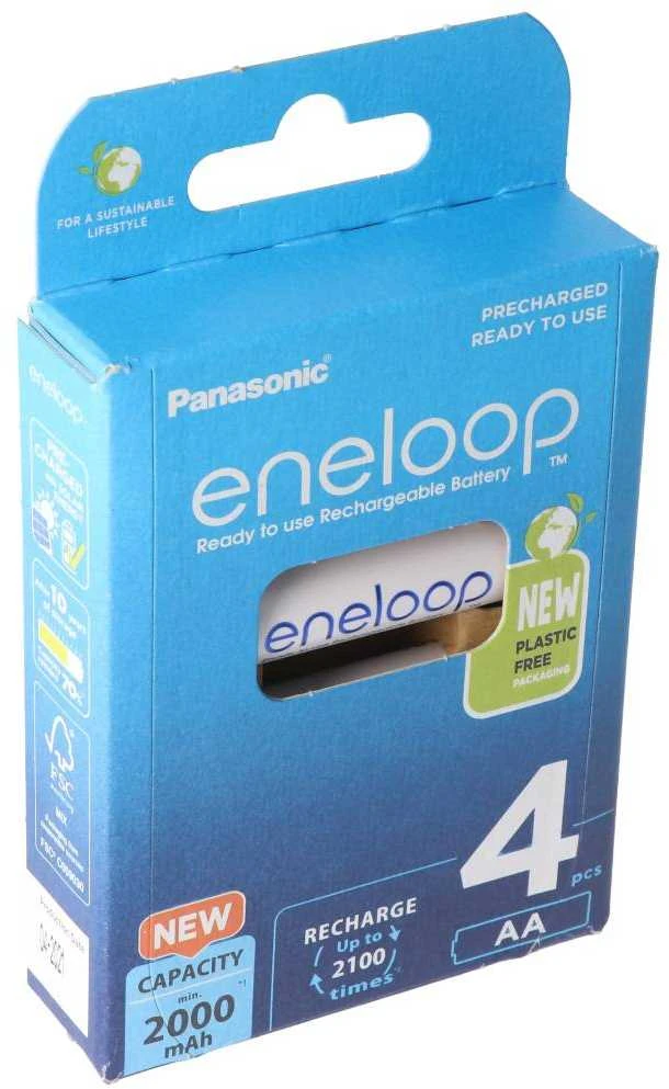 „Panasonic“ | Įkraunamos baterijos | ENELOOP BK-3MCDE/4BE | AA | 2000 mAh | 4 vnt.