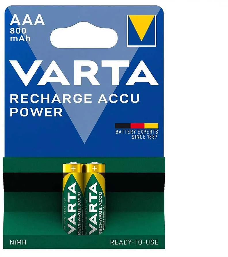 Varta Power Accu AAA 800 mAh Įkraunama baterija Nikelio-metalo hidridas (NiMH)