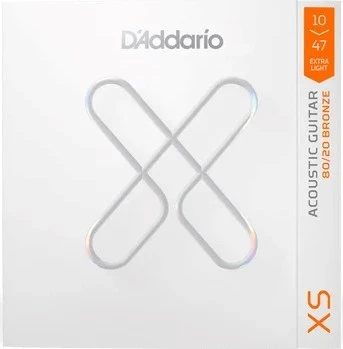 Stygos akustinei gitarai D'Addario XSABR1047 Bronze