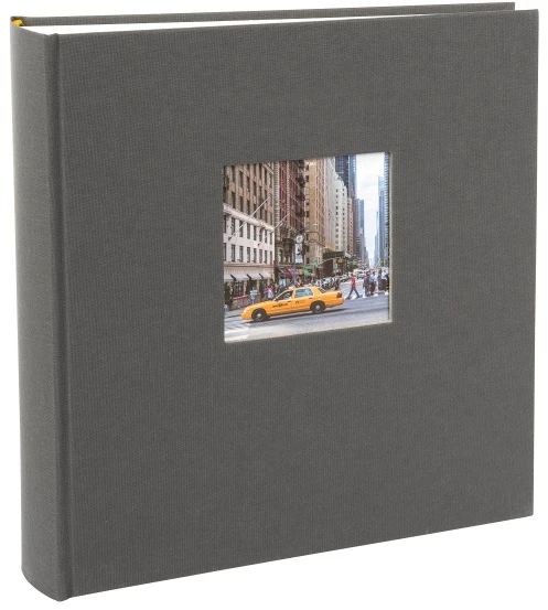 Albumas GOLDBUCH 31725 Bella vista pilkas 30x31/100psl | balti lapai | kampučiai/lipdukai | knyginio rišimo
