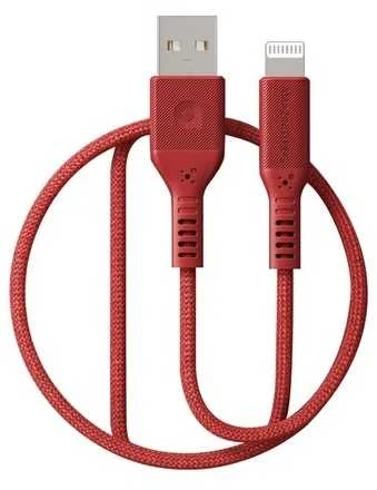 Amazingthing Premium MFI sertifikuotas kabelis USB - Lightning (raudonas, 1.2m)