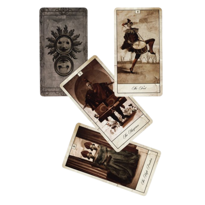 Ambrosia Taro Kortos - Horror Circus Taro 78 Kortų Gidas 120x65mm