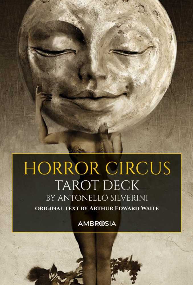 Ambrosia Taro Kortos - Horror Circus Taro 78 Kortų Gidas 120x65mm