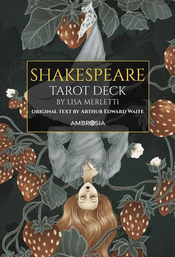 Ambrosia Taro Kortų Komplektas - Shakespeare Taro 78 Kortų Gidas 120 x 65 mm