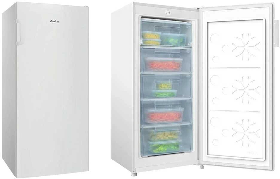 Amica Free-standing šaldiklis FZ206.5(E) E Baltas
