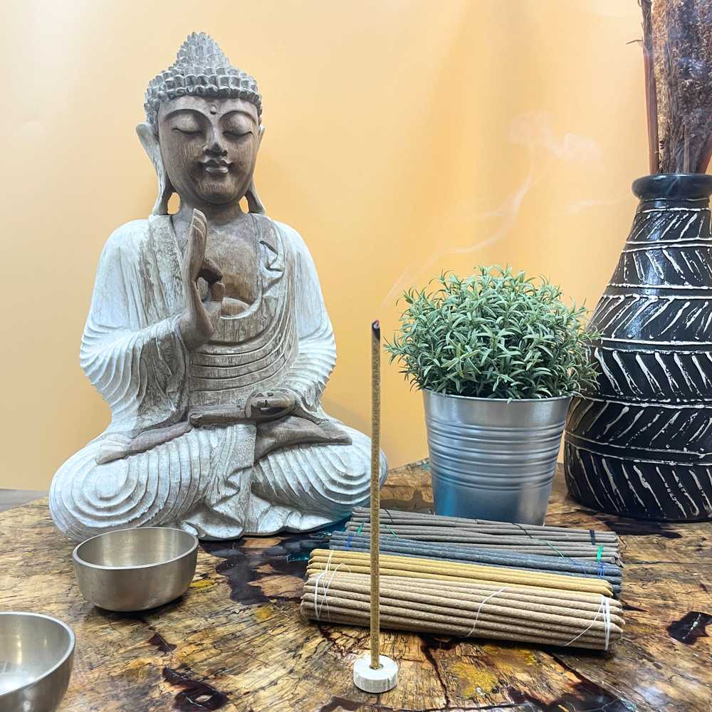 Ancient Wisdom Aromatiniai Smilkalai - Premium Tibeto Smilkalai 30 Rankomis Ruoštų Lazdelių 20 cm