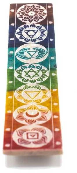 Ancient Wisdom Muilo akmens smilkalų laikiklis Seven Chakra 26x5cm