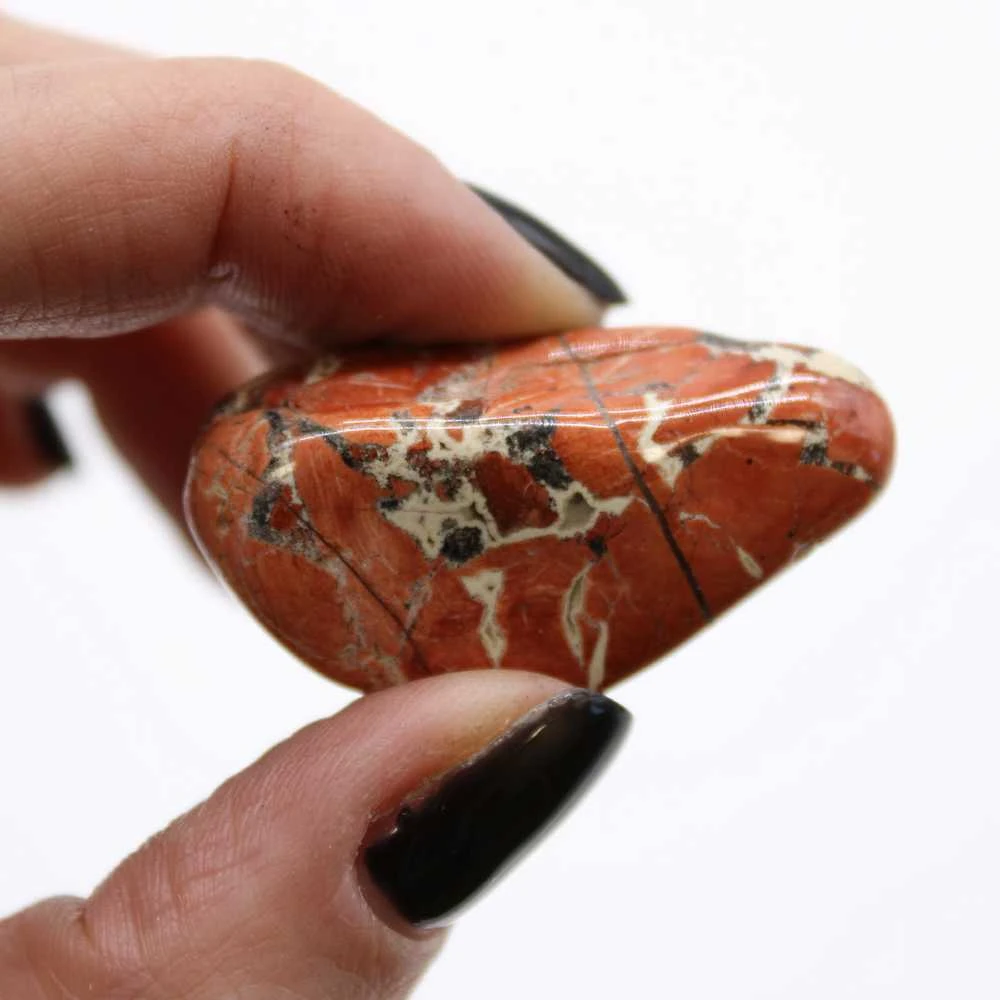 Ancient Wisdom Light Jasper - Brecciated Akmuo (12 Vnt. M Dydžio)