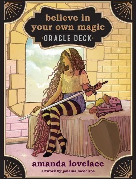 Kiti Prekiniai Zenklai Andrews Mcmeel Publishing Believe In Your Own Magic Oracle Kortos