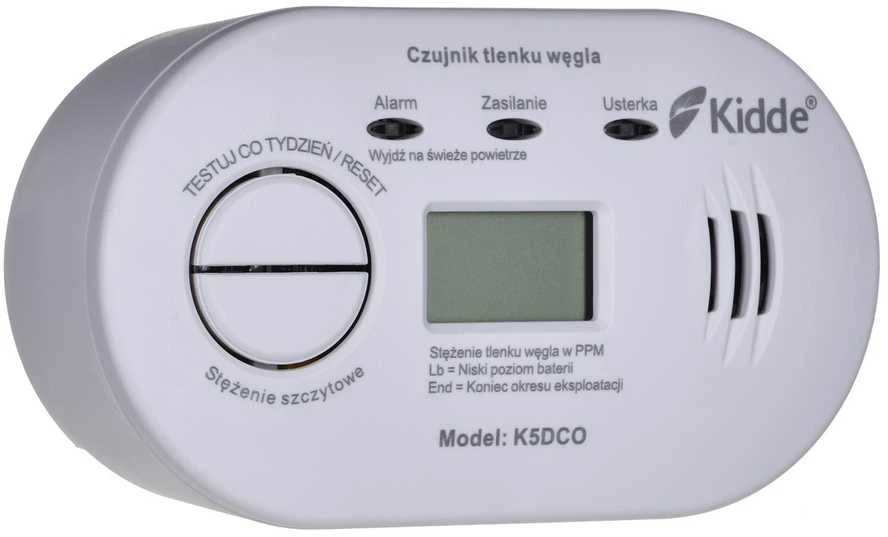 Anglies monoksido jutiklis Kidde K5DCO