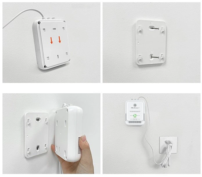 Qoltec 52576 Carbon monoxide sensor | CO detector | alarm 85dB | LED