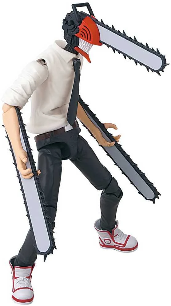 ANIME HEROES grandininis pjūklas Man figūrėlė su priedais, 16 cm - grandininis pjūklas Man