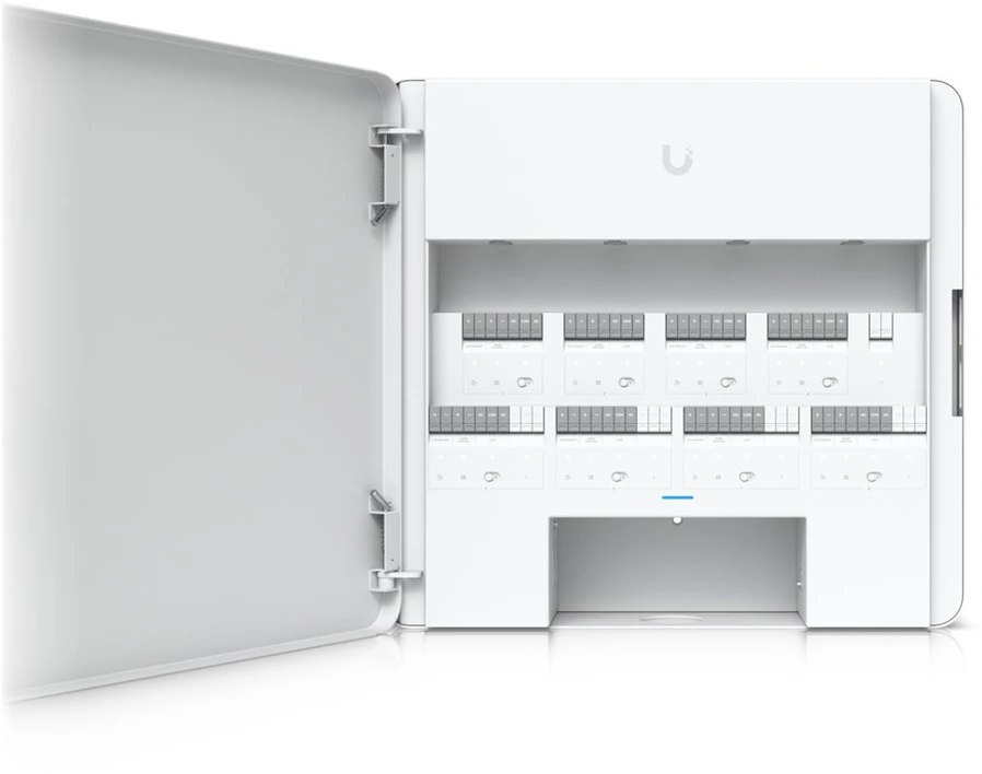 Apsaugos Durų Valdiklis - Ubiquiti EAH-8 Iki 8 Durų Ethernet Spinta, 10 LAN Prievadų