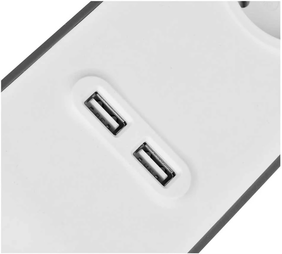 Maitinimo Blokas - Belkin BSV401CA2M 4 AC Lizdai 2m Juodas/Baltas