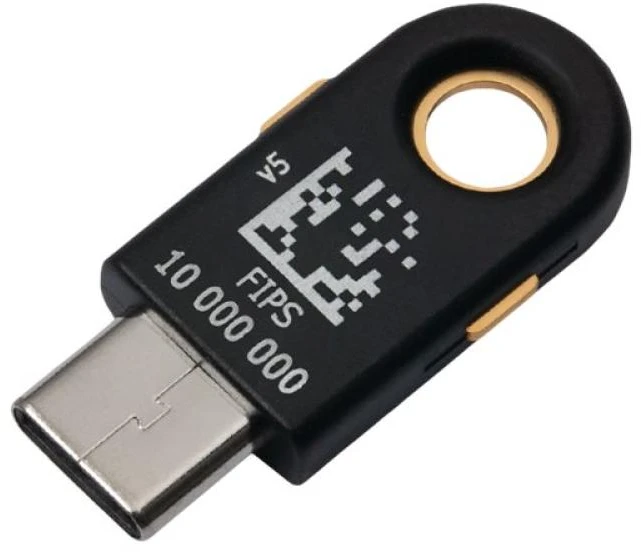 Apsaugos raktas - Yubico YubiKey 5C FIPS USB-C juodas