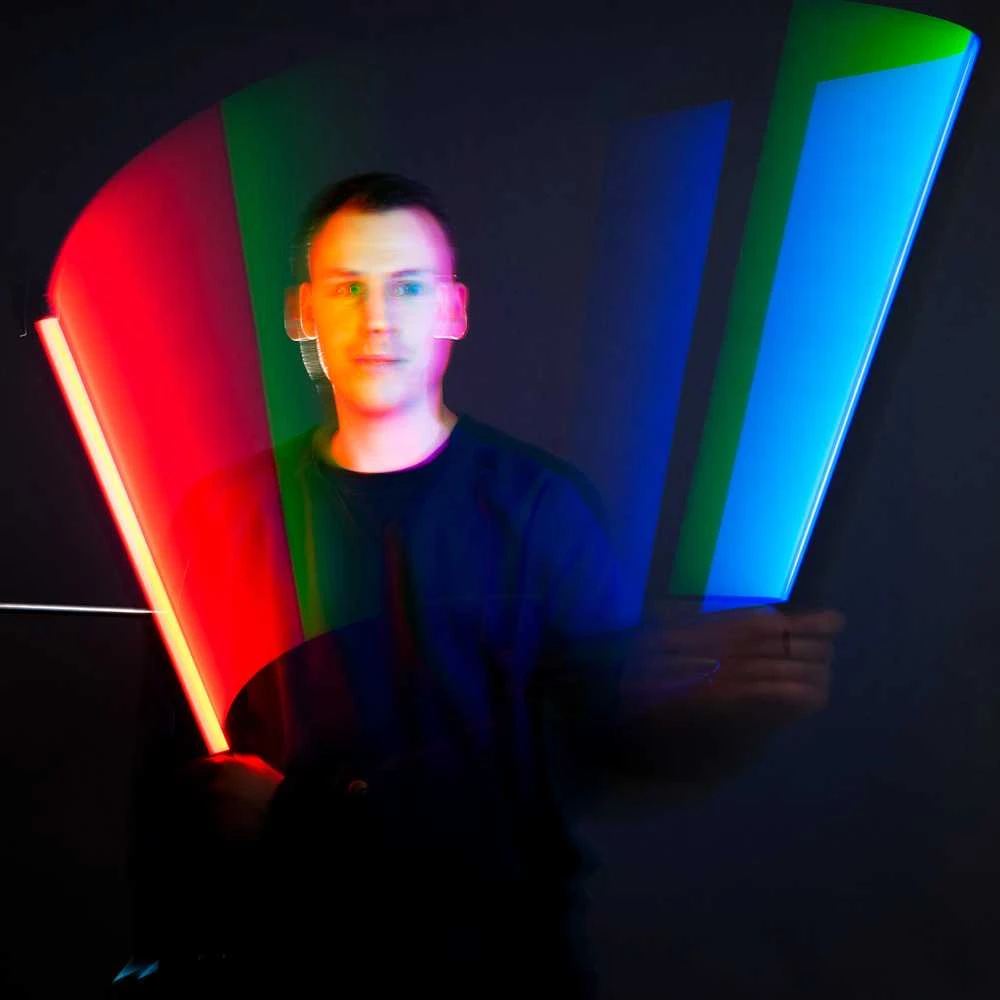 Apšvietimo įranga - Caruba 60cm RGB LED vamzdis nešiojamas šviesos reguliuojamos spalvos