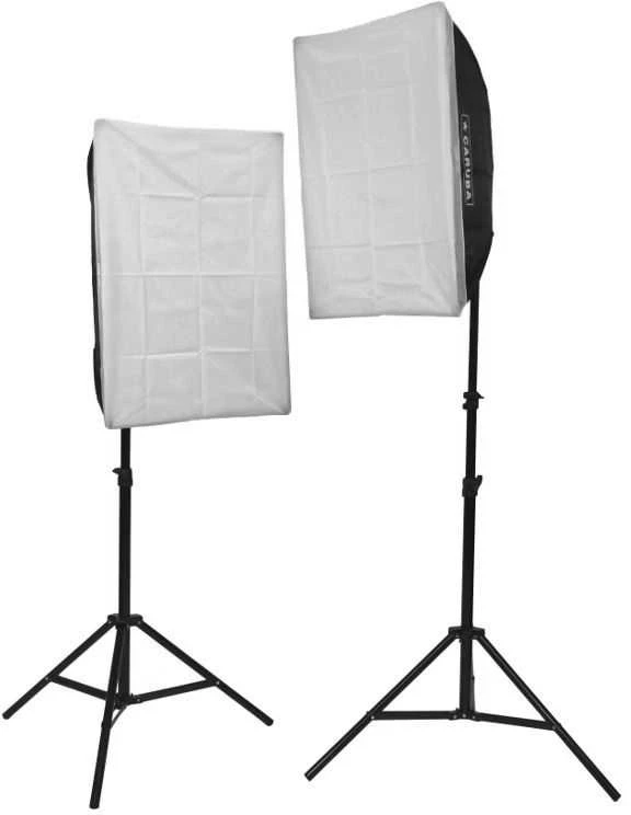 Apšvietimo įranga - Caruba All in 1 Light Set (50x70cm, 8x25W LED, 5800K)