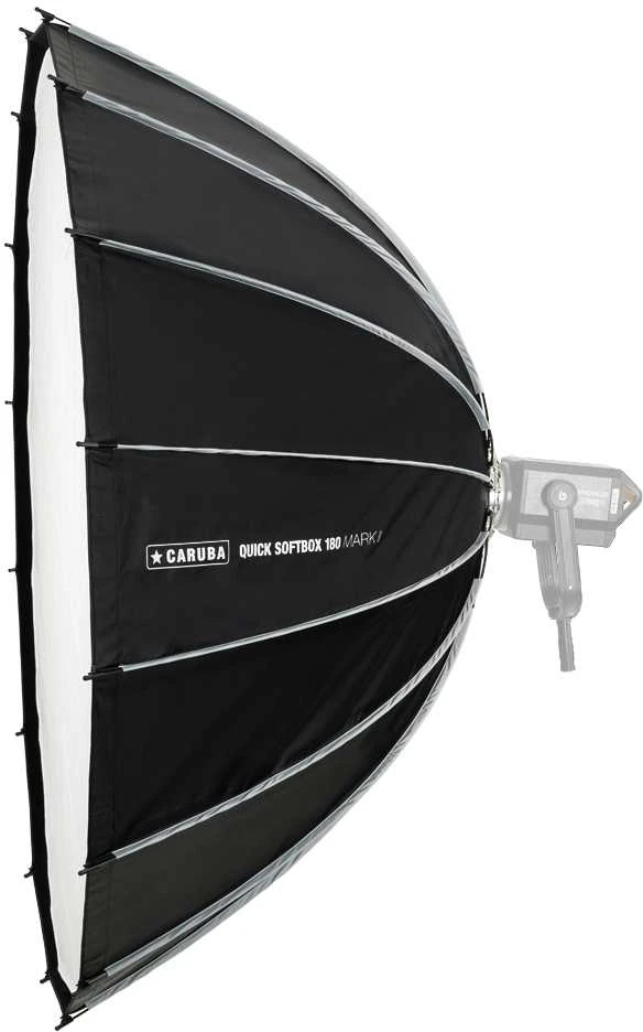Apšvietimo įranga - Caruba Quick Softbox Mark II 180cm Bowens mount, diffusers