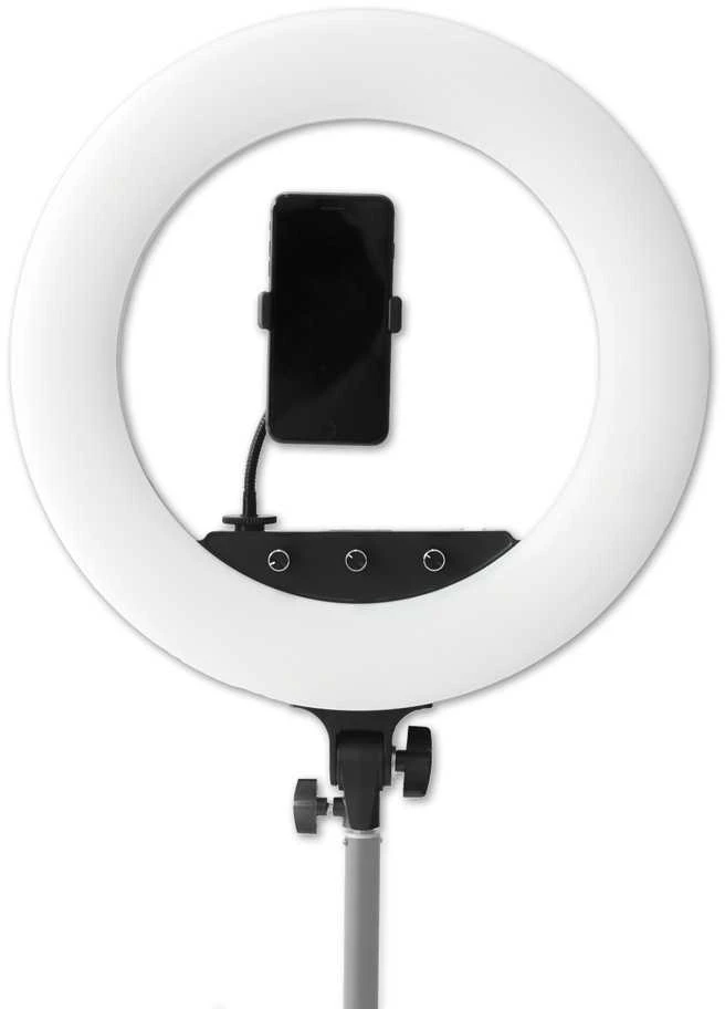 Apšvietimo Įranga - Caruba RGB Round Vlogger 18" LED Set 9800 Lumens Rožinė