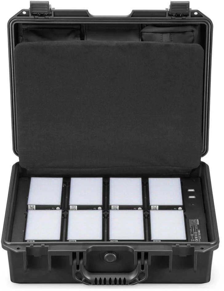 Apšvietimo įranga - Godox C5R K8 Mobile RGB LED 8 Light Kit with Charging Case