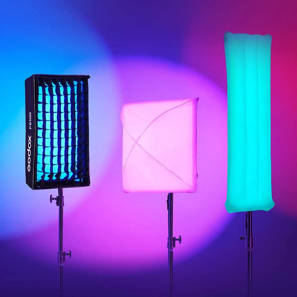 Apšvietimo įranga - Godox FL200R K1 Lankstus LED RGB Kilimėlis 1800K-10000K