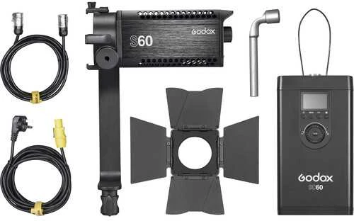 Apšvietimo įranga - Godox Focusing LED Light S60 5600K 6-55° Color