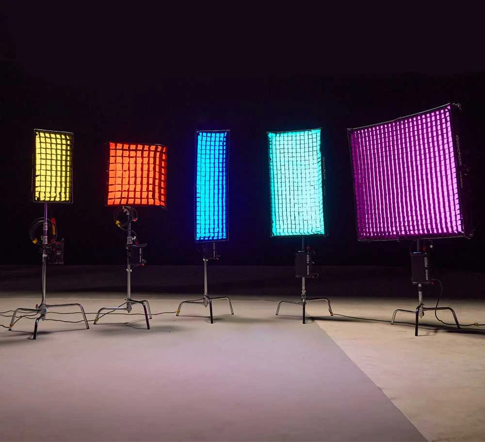 Apšvietimo įranga - Godox KNOWLED F100R Lankstus LED Kilimėlis RGB 1800K-10000K