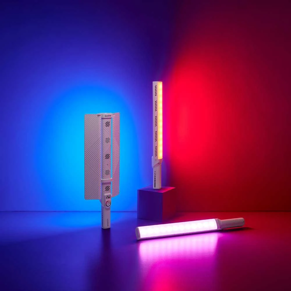 Apšvietimo įranga - Godox LC1000R 100W RGB vamzdinė šviesa 2500K-8500K