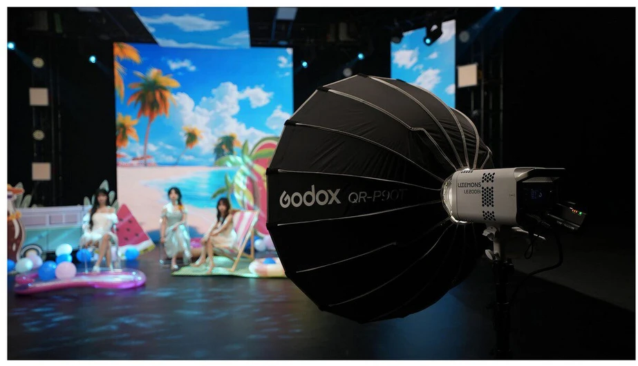 Apšvietimo Įranga - Godox LE200Bi Bi Color LED Vaizdo Šviesa, Reguliuojama Temperatūra, Balta