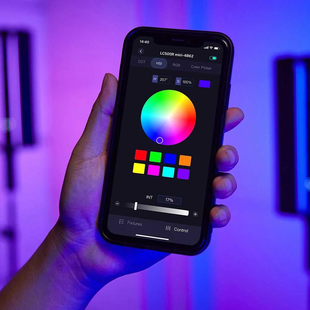 Apšvietimo Įranga - Godox LED LC500R Mini Light Tube RGB (2500K-8500K, 1580 lux)