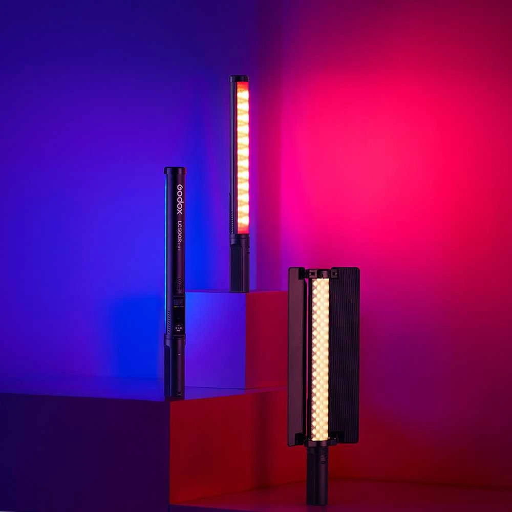 Apšvietimo Įranga - Godox LED LC500R Mini Light Tube RGB (2500K-8500K, 1580 lux)