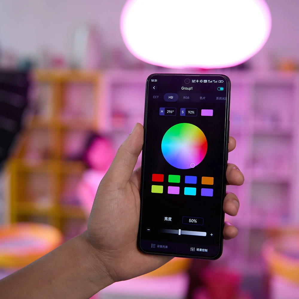 Apšvietimo įranga - Godox Litemons LA150R 2 LED šviesos 1800K-10000K RGB